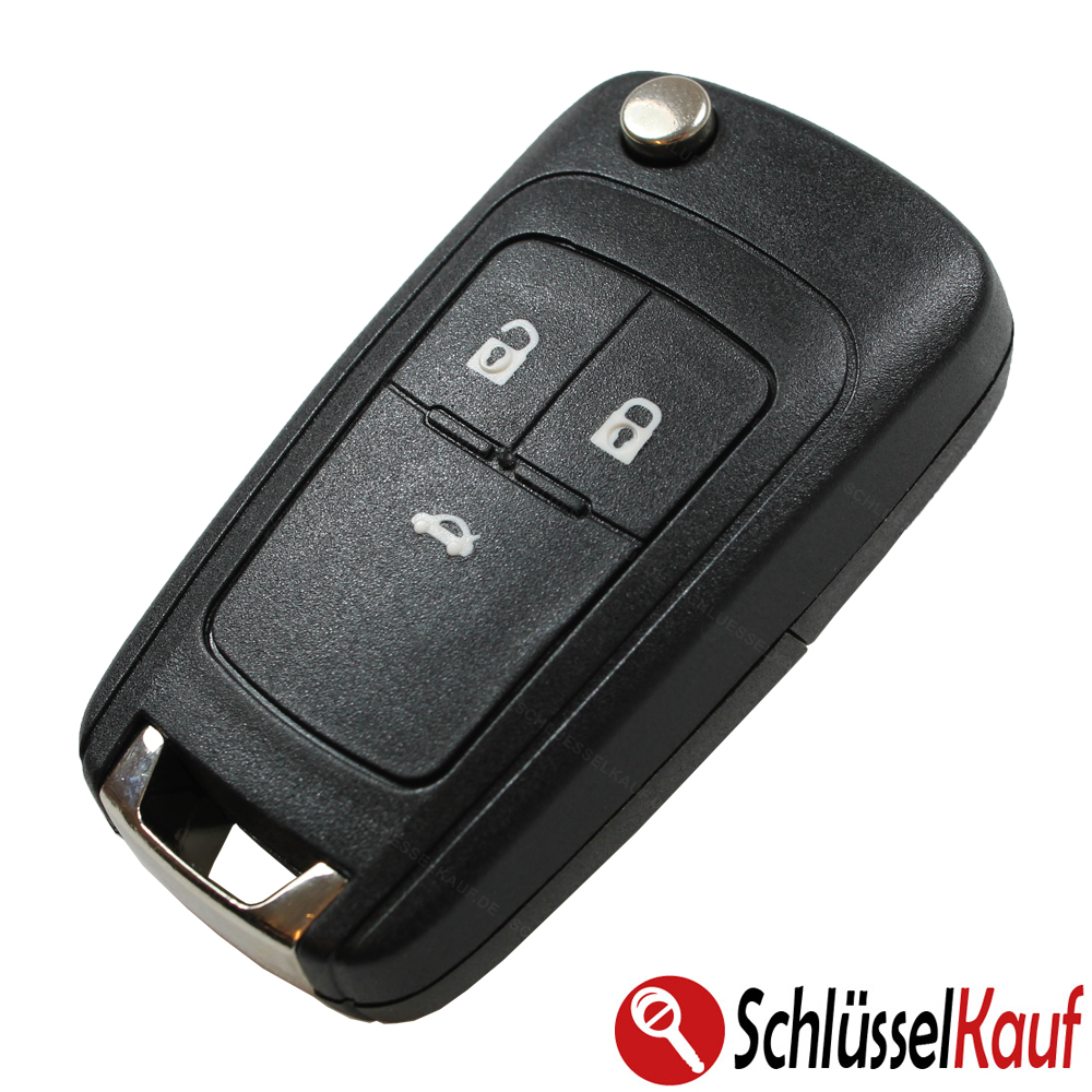 Auto Schlüssel 3 Tasten Fernbedienung 433 MHz Platine ID46 NEU passend für  Opel
