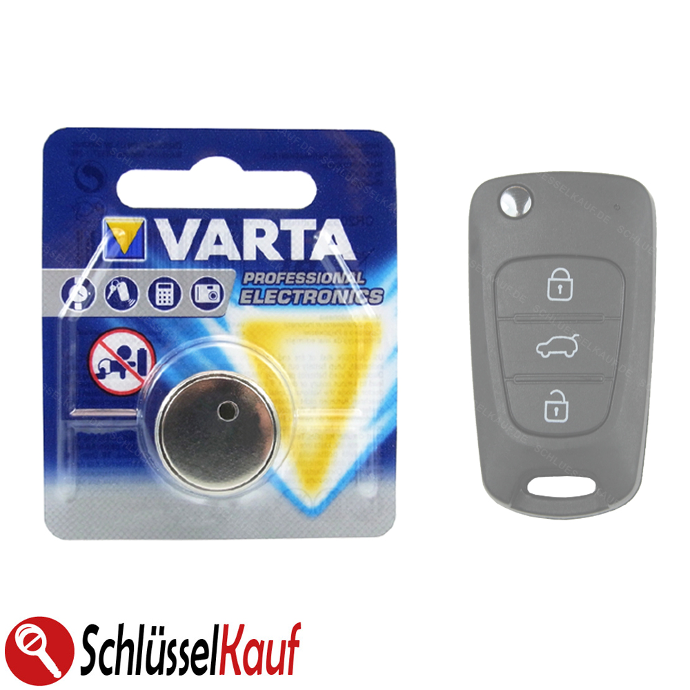 NEU VARTA Schlüssel Batterie passend für Hyundai i30 ix35 Kia Ceed Picanto  Rio