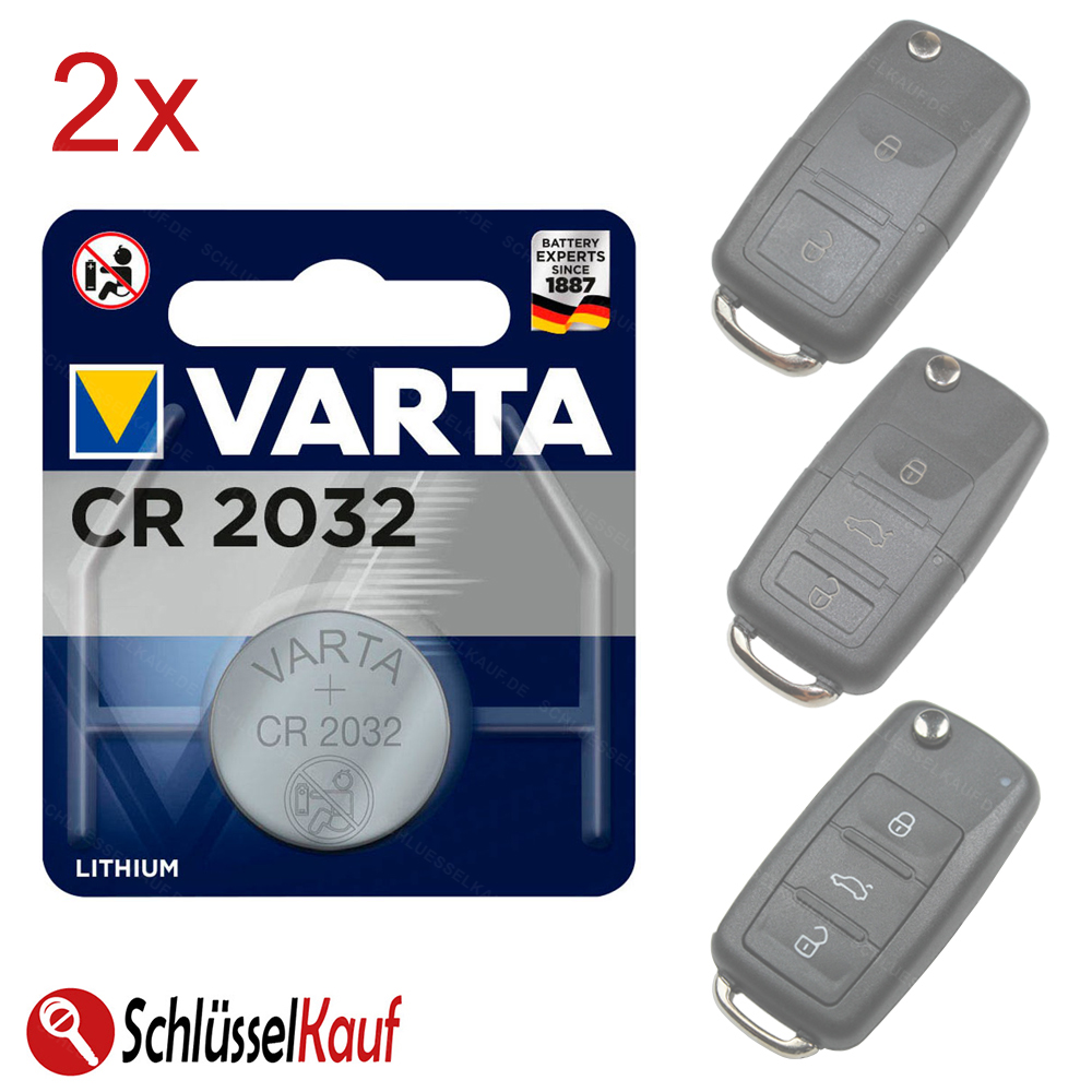 Batterie Wechsel am VW Up Schlüssel - Change Key Fob Battery type CR2032 